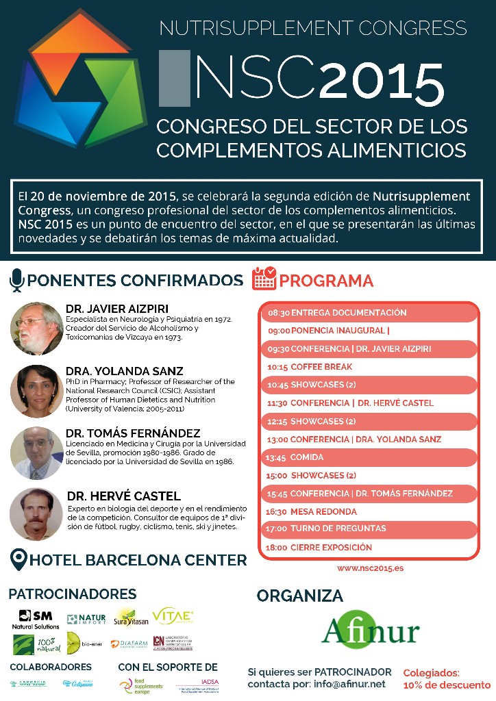 Congreso del sector de los complementos alimenticios