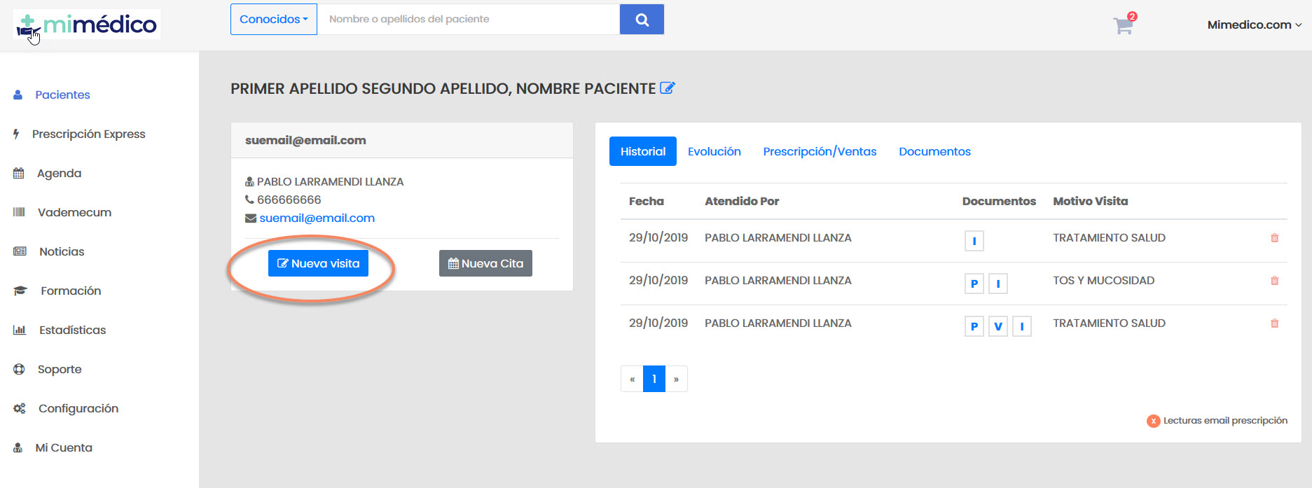 4 Creacion Visita