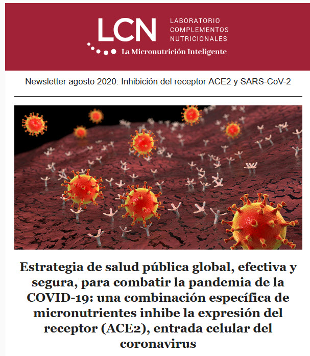 Inhibición del receptor ACE2 y SARS-CoV-2