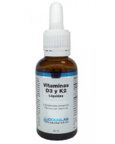 VITMAINAS D3 + K2 LIQUIDAS 25ML DOUGLAS