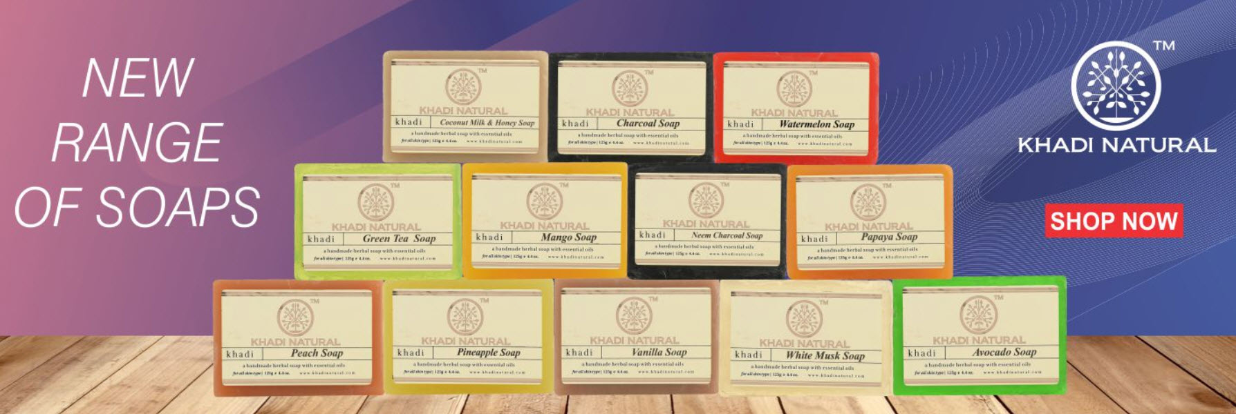 KHADI COSMETICOS NATURALES YA DISPONIBLE!