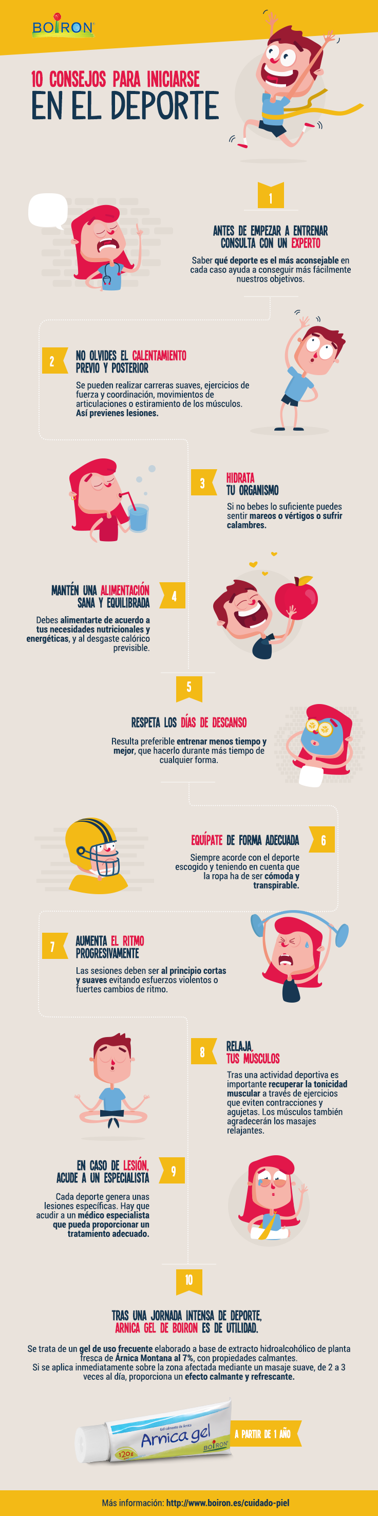 10 consejos para iniciarse en el deporte