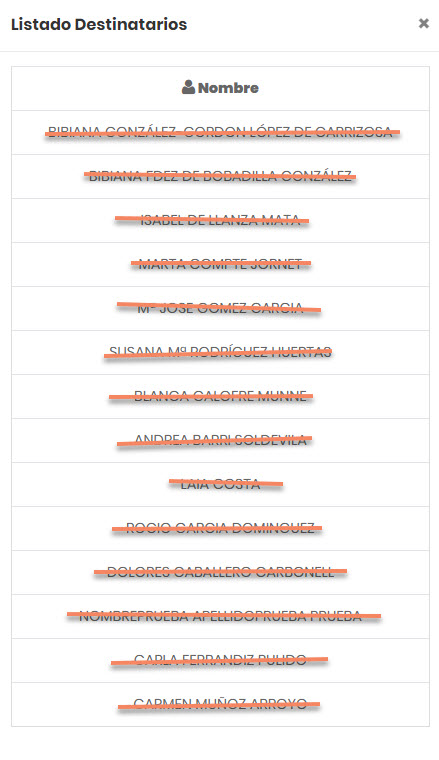 Nueva Prescripción a Grupo