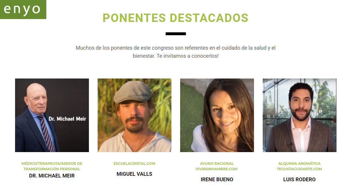 1ER CONGRESO ENYO: SALUD & BIENESTAR