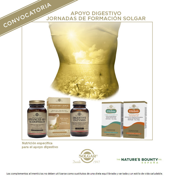 Apoyo Digestivo: Jornadas de formación Solgar
