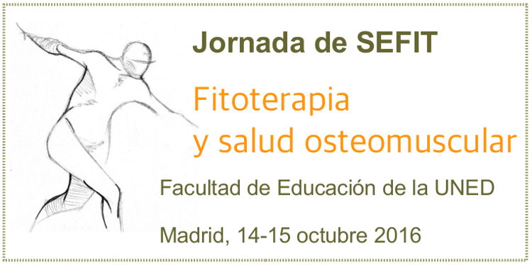 Jornada SEFIT "Fitoterapia y salud Osteomuscular"
