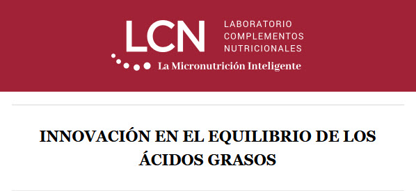 LCN: INNOVACIÓN EN EL EQUILIBRIO DE LOS ÁCIDOS GRASOS