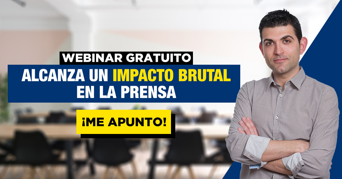 MASTERCLASS GRATUITA: Cómo salir en prensa para aumentar tu visibilidad, tu autoridad y la confianza de tus clientes