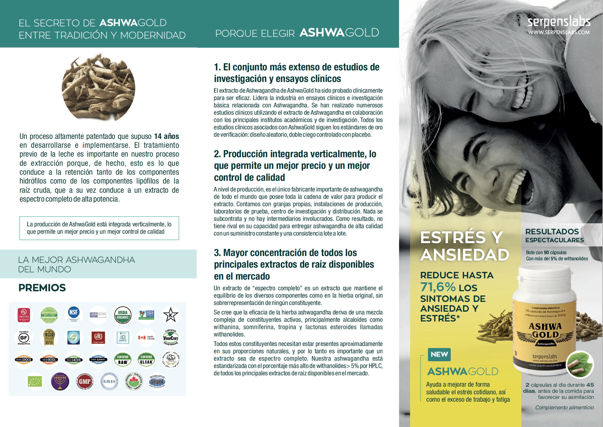 ASHWAGOLD, EL MEJOR ASHWAGANDHA DEL MUNDO!