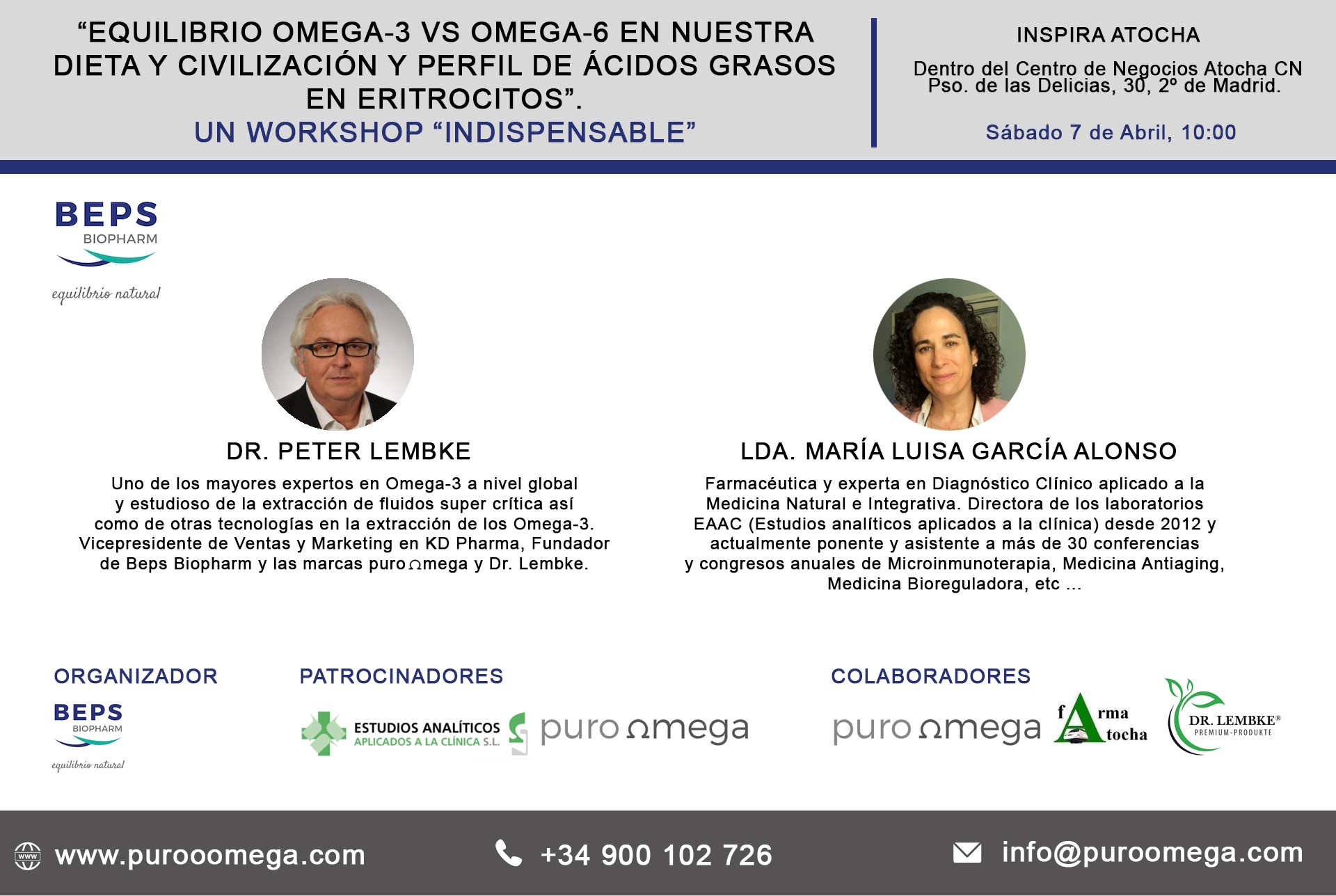 curso: EQUILIBRIO OMEGA-3 VS OMEGA-6 EN NUESTRA DIETA Y CIVILIZACIÓN