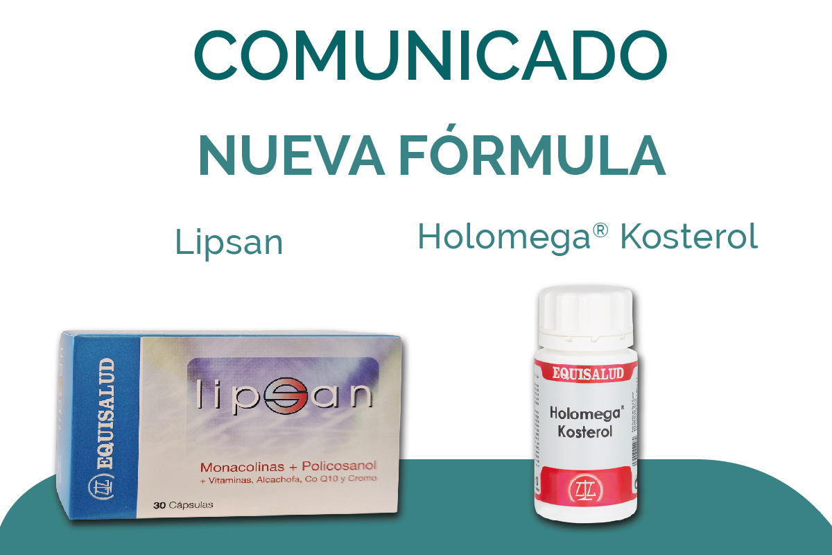 Nueva Fórmulación Lipsan y Holomega Kosterol