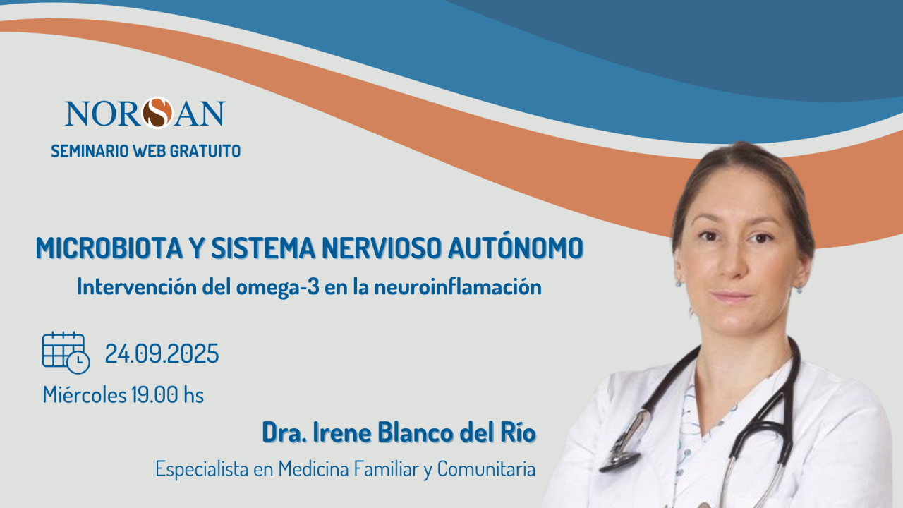 Microbiota y sistema nervioso autónomo – Intervención del omega?3 en la neuroinflamación