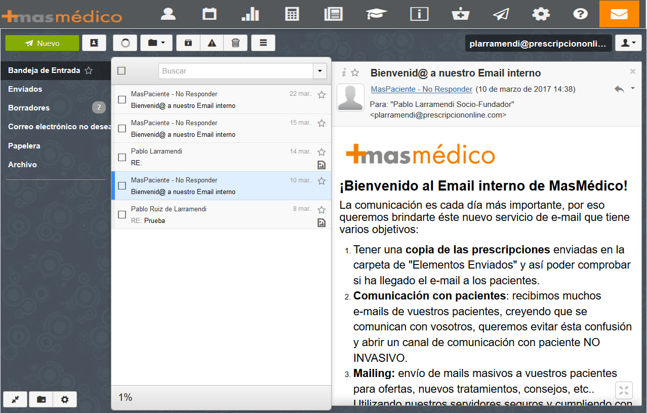 E-MAIL CONSULTA EN MASMÉDICO