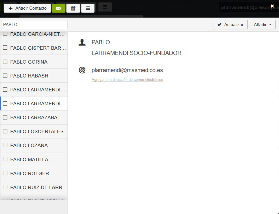 E-MAIL CONSULTA EN MASMÉDICO