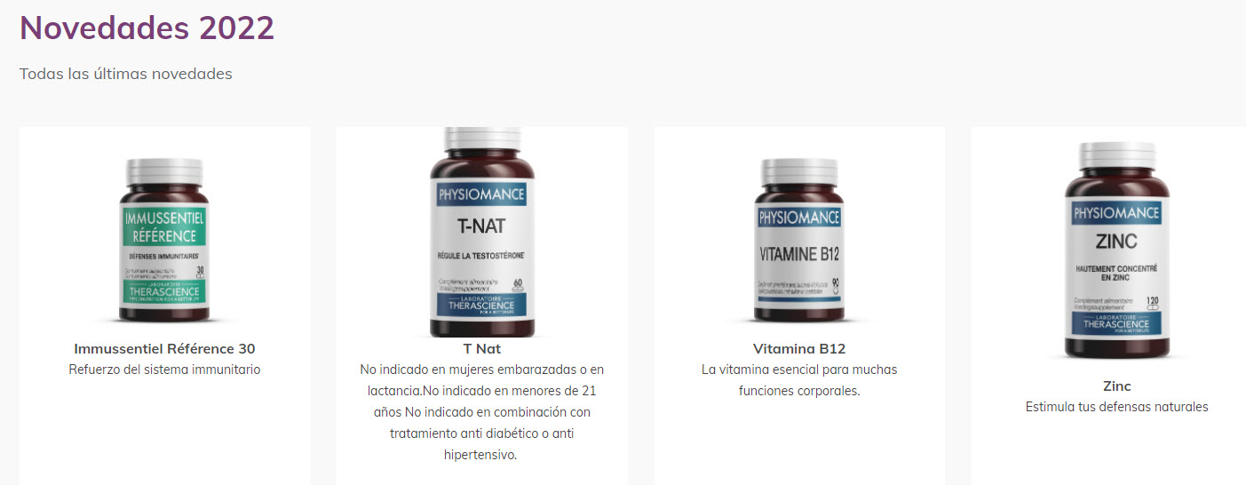 NOVEDADES LABORATORIO THERASCIENCE