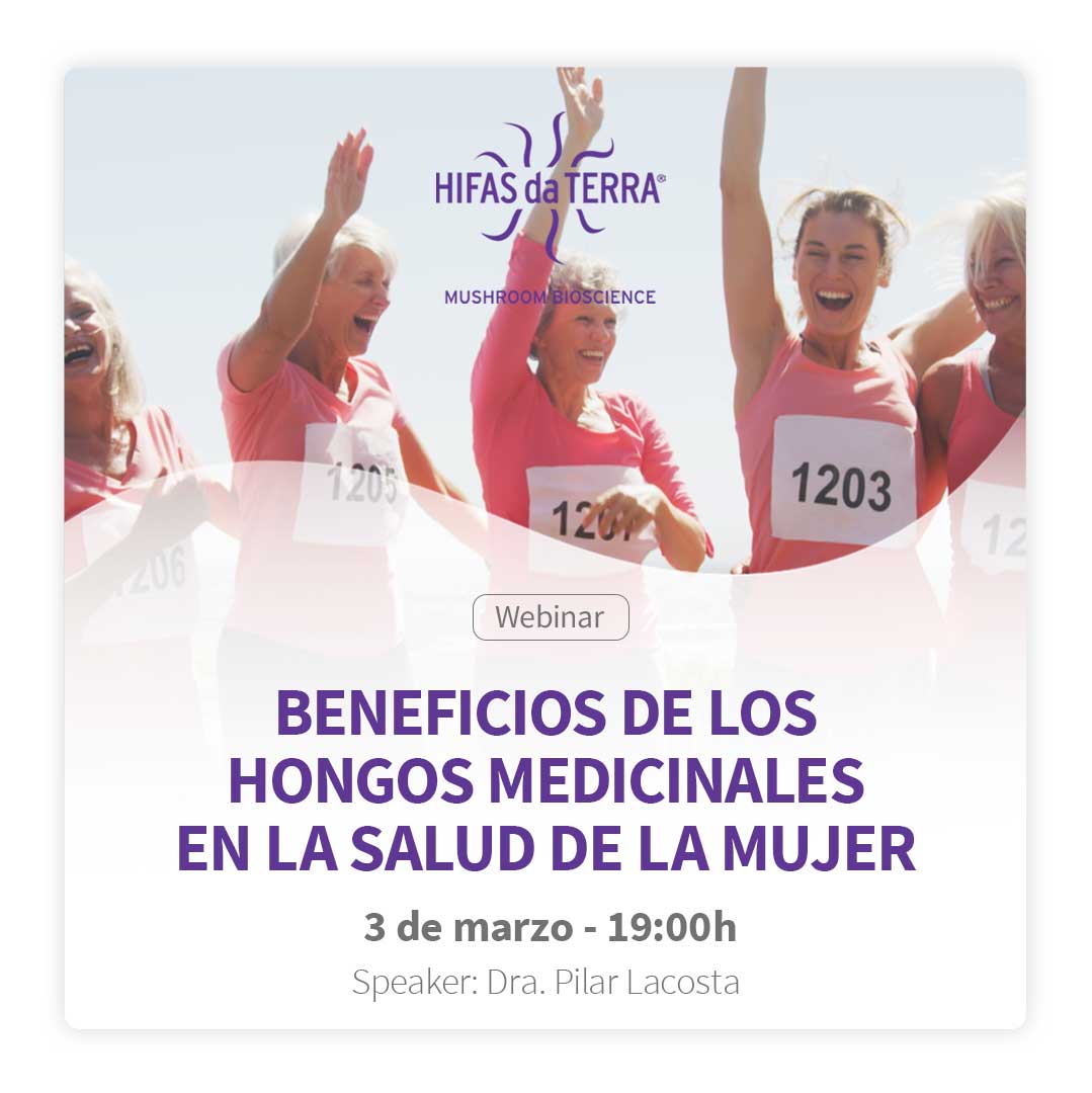 Webinar -Beneficios de los hongos medicinales en la salud de la mujer