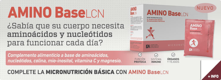 AMINO BaseLCN: Nuevo complemento nutricional de LCN que completa la Micronutrición Básica 
